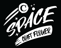 space craft flower logo